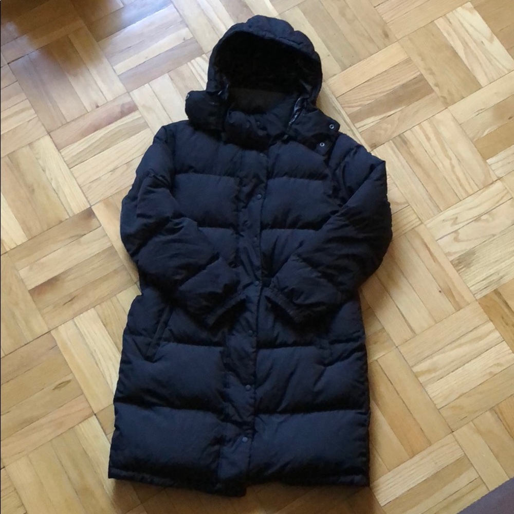 Gap down long down coat